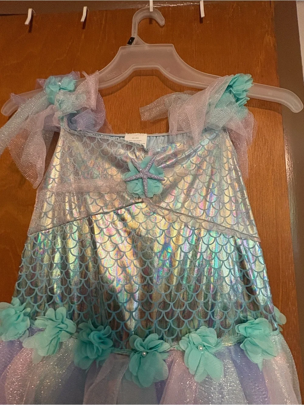 Target Mermaid Costume Dress - Teal, Purple, Pink - Picture 5 of 6